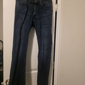 Signature by Levi Strauss Dark Blue Straight Jeans